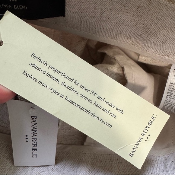 Banana Republic NWT Linen Blend Palazzo Pants - Picture 5 of 10